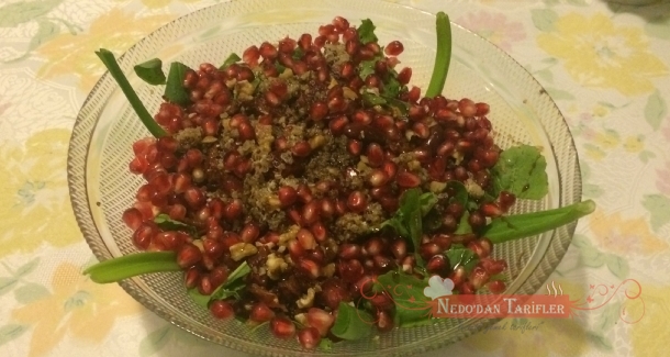 Kinoa salatas,kinoa, salata tarifi, kinoa salatas tarifi
