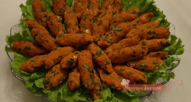Mercimekli kfte, mercimek kftesi, mercimek, bulgur