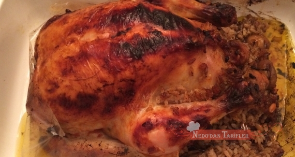 Kestaneli i pilavl tavuk dolma, ipilavl tavuk, kestaneli tavuk